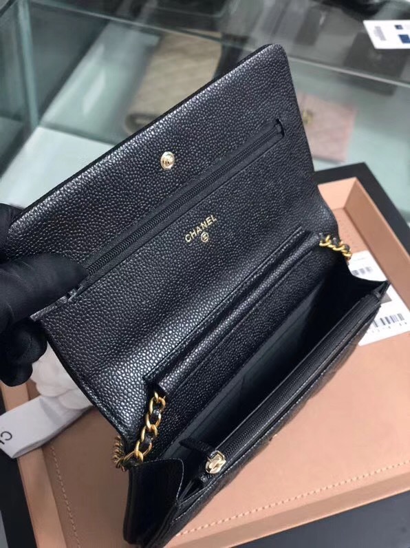 Coco chanel woc womens boy wallet on chain channel replica handbags purse caviar classic clutch ...