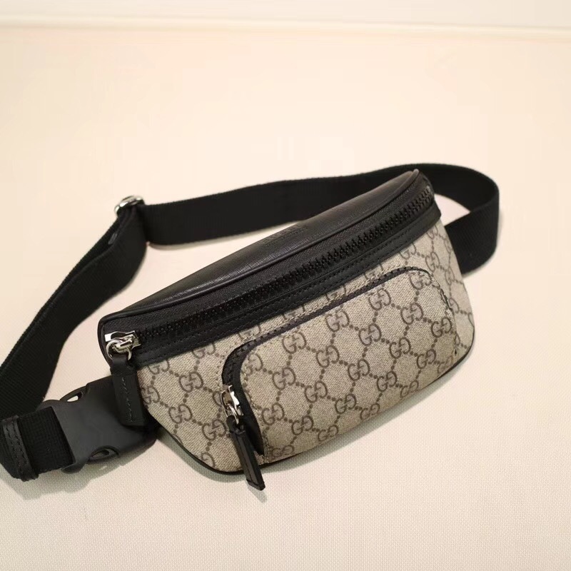 Gucci designer fanny pack purse sale cheap gucci belt bag GG Supreme bum bags men side bag mens ...