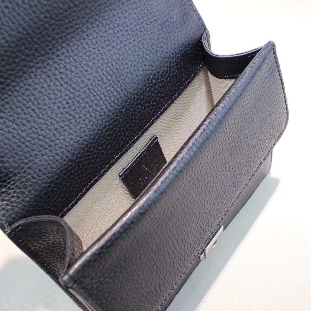 Gucci dionysus leather super mini bag black shoulder bag crossbody small gucci ladies bags for ...