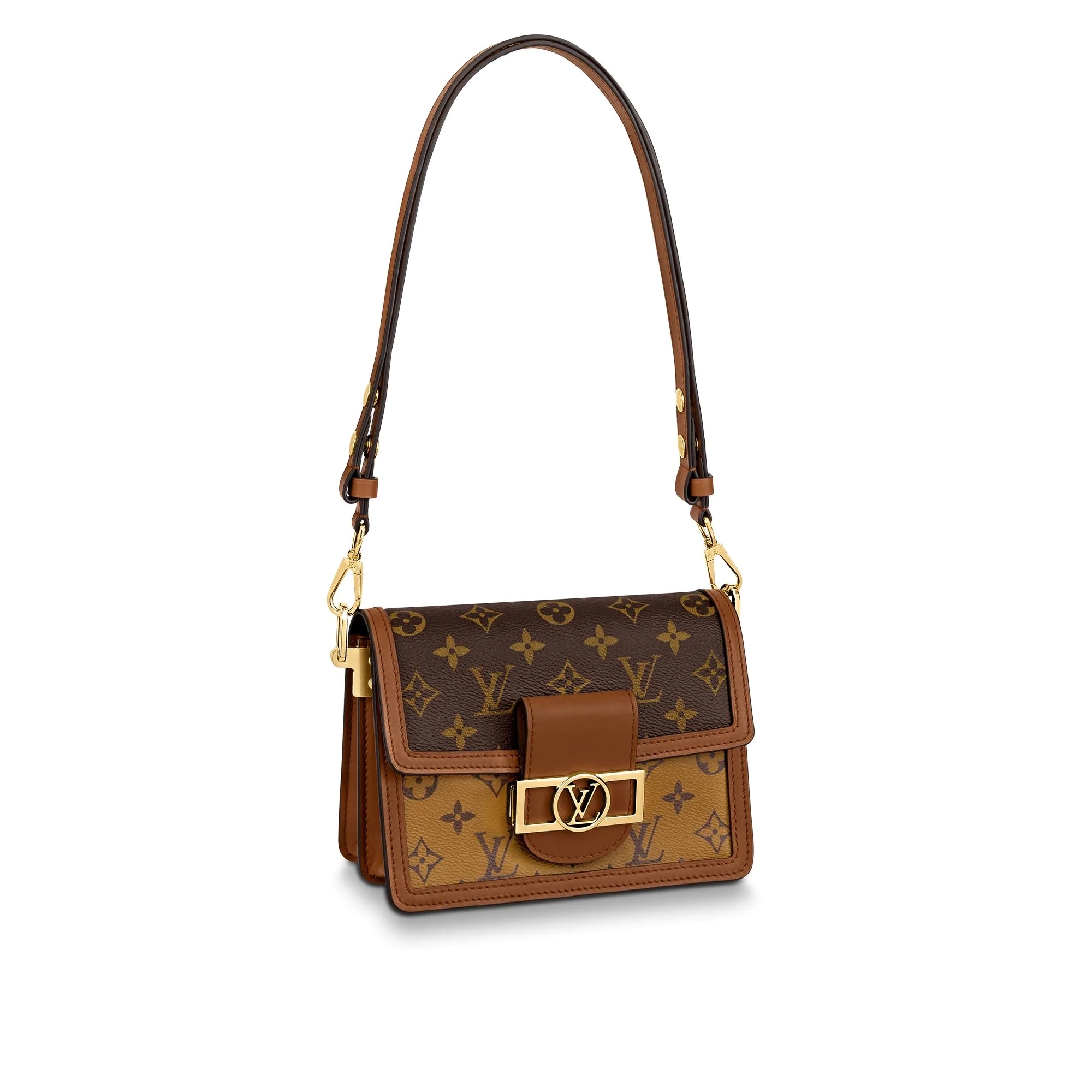 Doron replica louis vuitton mini dauphine monogram purse handbag lv dauphine mm shoulder bag ...