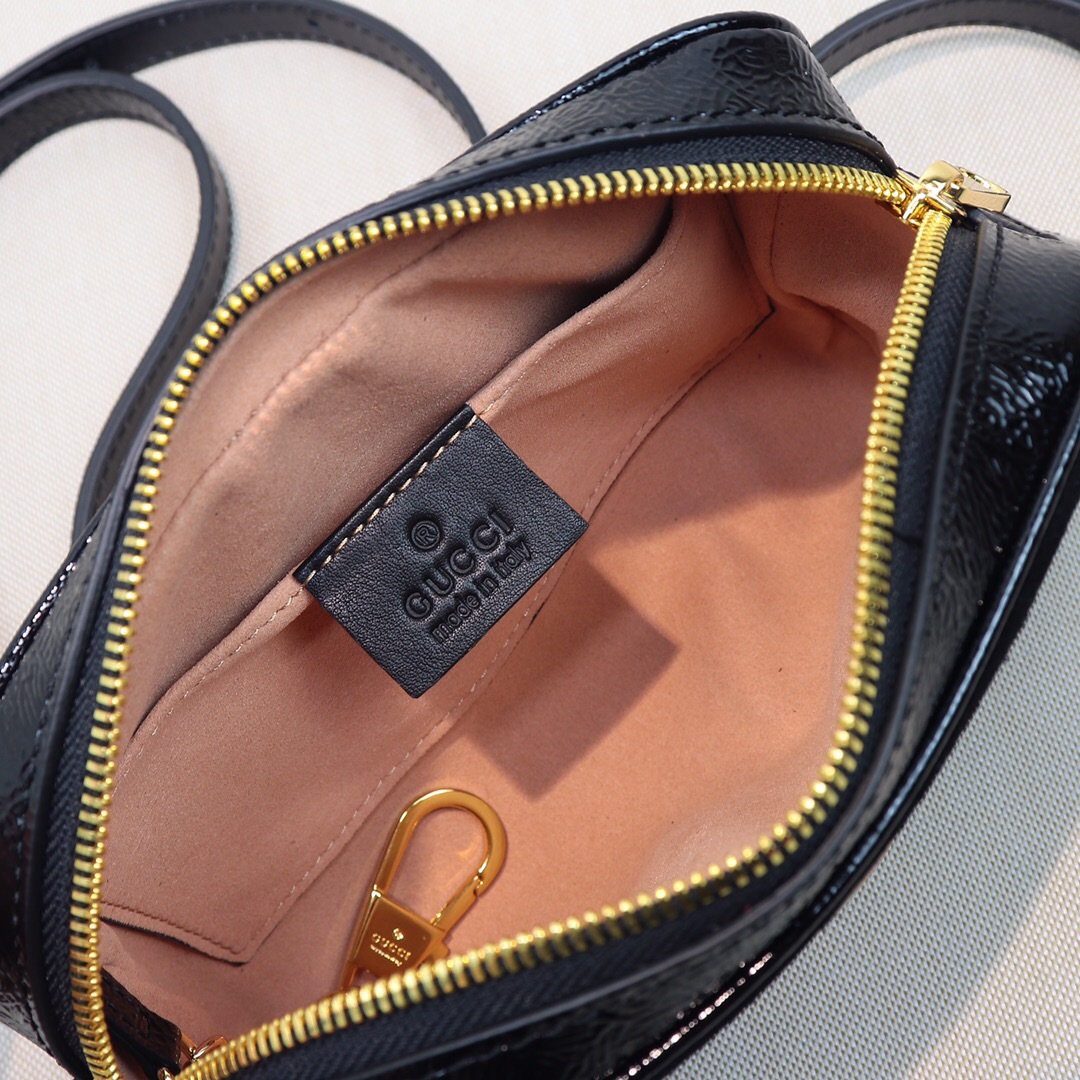 Doron replica GUCCI Ophidia mini bag canvas shoulder bag leather chain crossbody handbag review ...