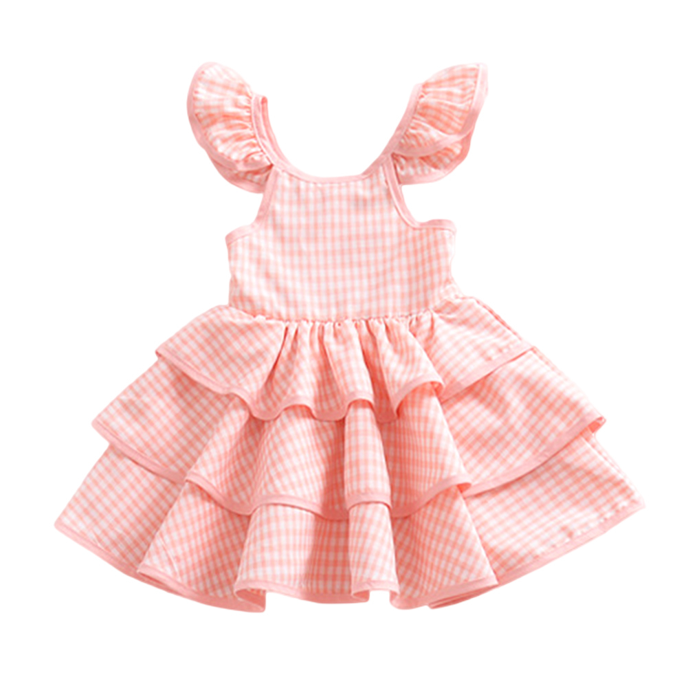 girls pink pinafore