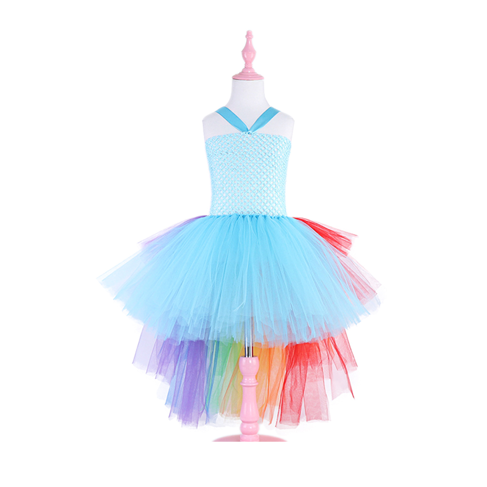 Unicorn Gowns Tutu Dress Kid Girls Birthday Party Costume ...