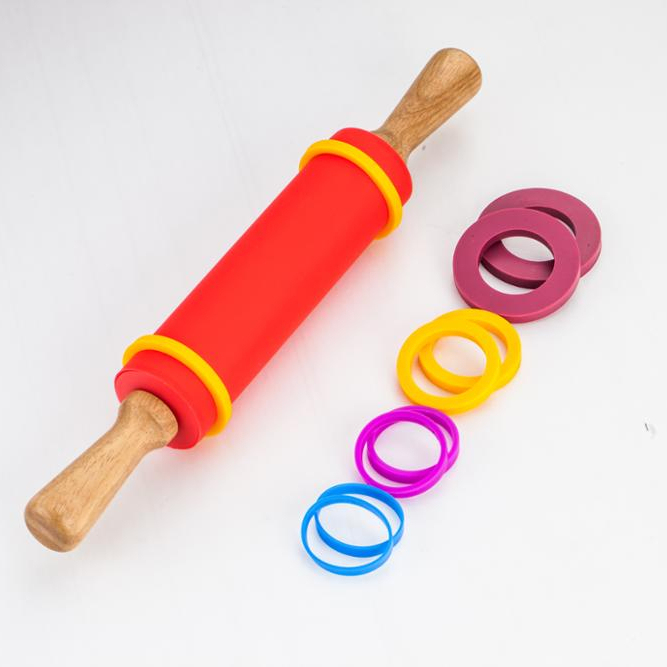 Talisman Designs Silicone Rolling Pin Spacer Bands 8pc Set
