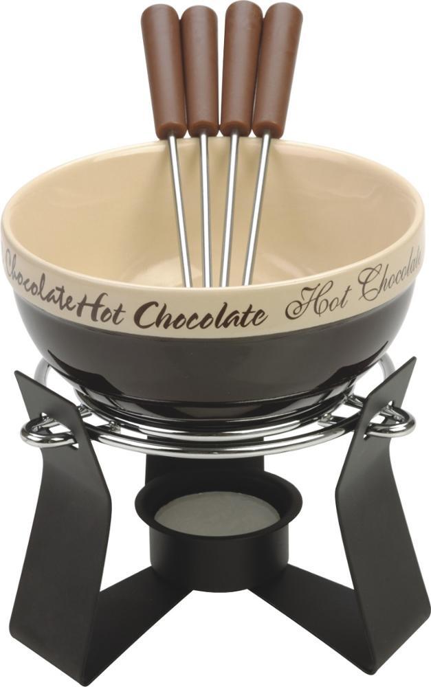 Ceramic Mini Chocolate Fondue Set Cheese Fondue Set