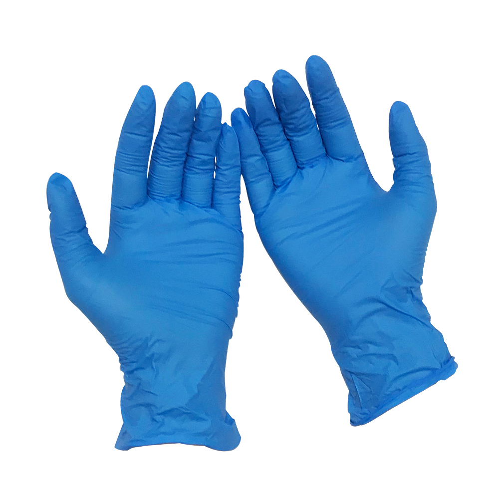 Waterproof guantes nitrilo nitrile disposable gloves