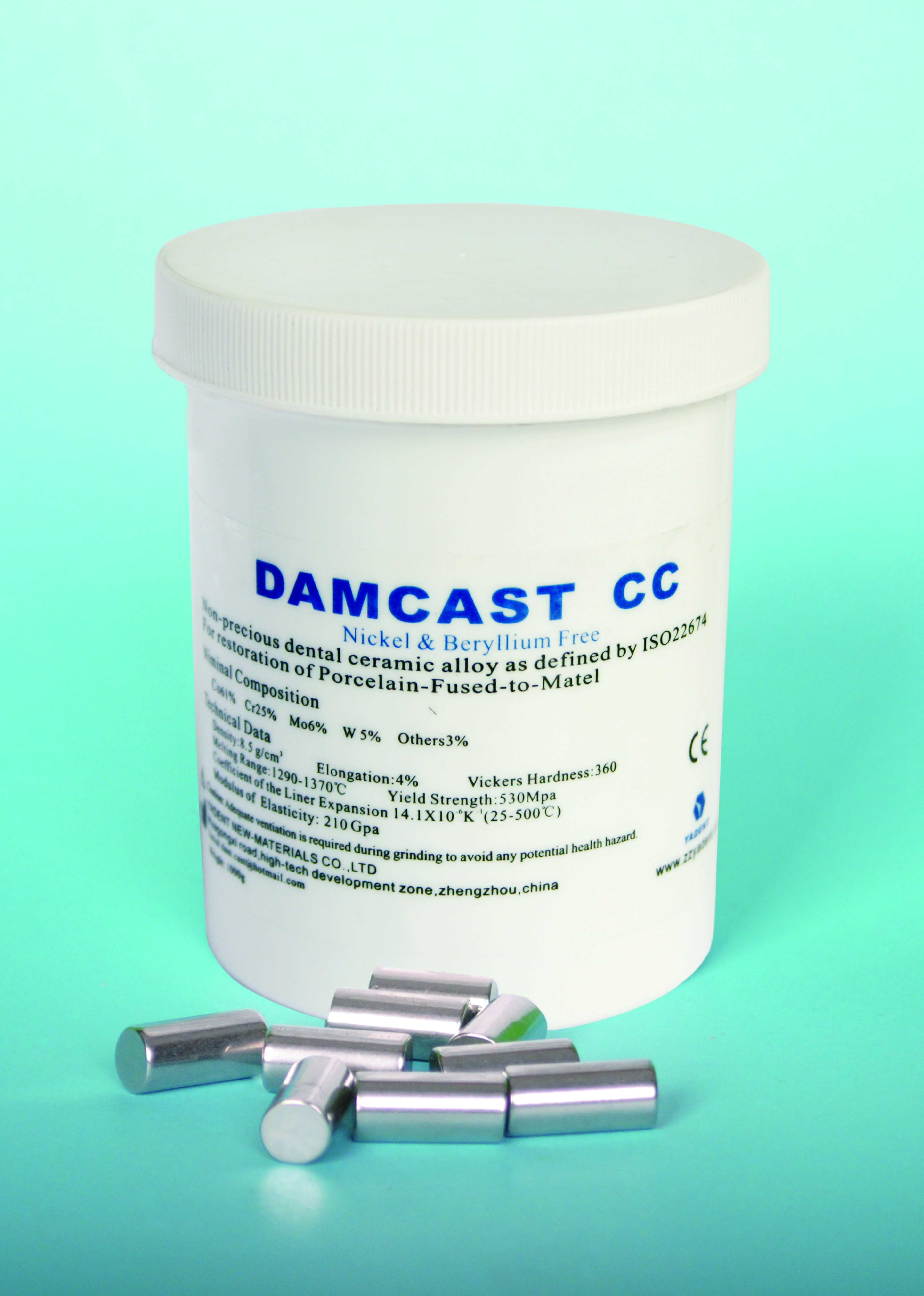 DAMCAST CC (Chrome dental alloy,nickel & beryllium free)