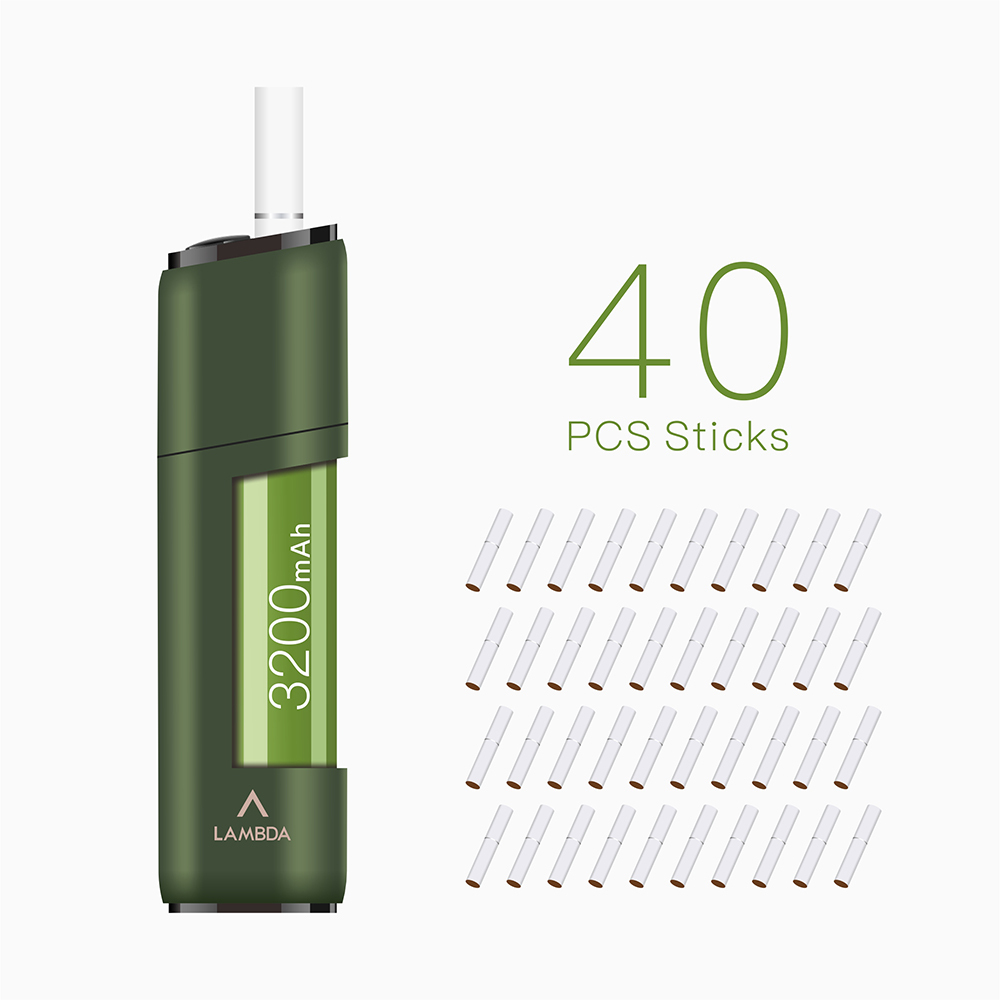 (Army Green) LAMBDA CC OLED HD Display Heat Not Burn ...