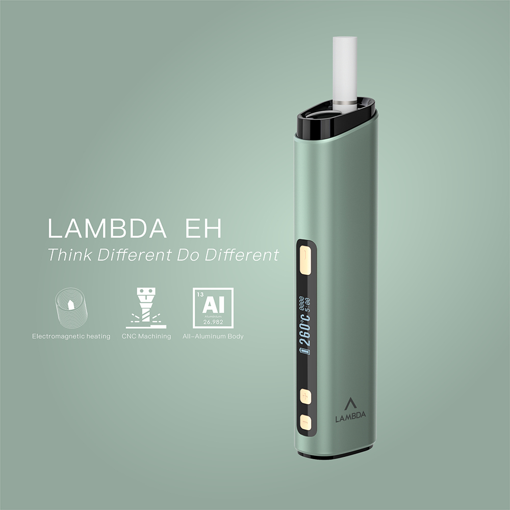LAMBDA Dual Tobacco Heating Device, 3200mAh Aluminum Alloy Housing