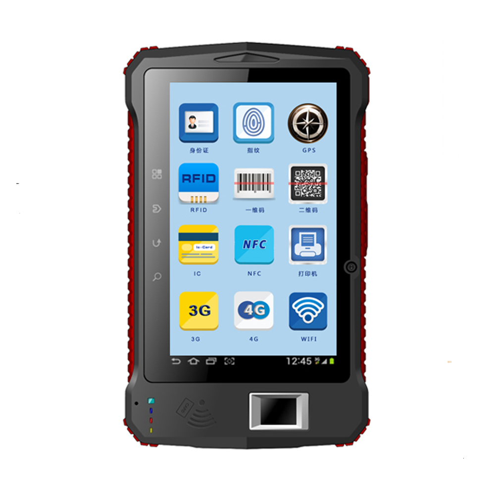 Fingerprint Reader Tablet PCAndroid rugged tablet with Scanner barcode