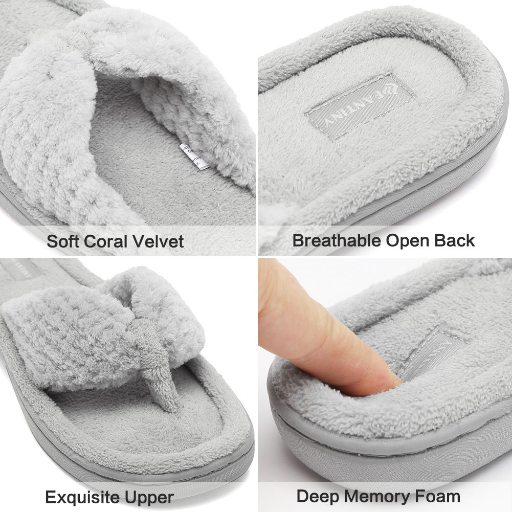 fantiny memory foam slippers