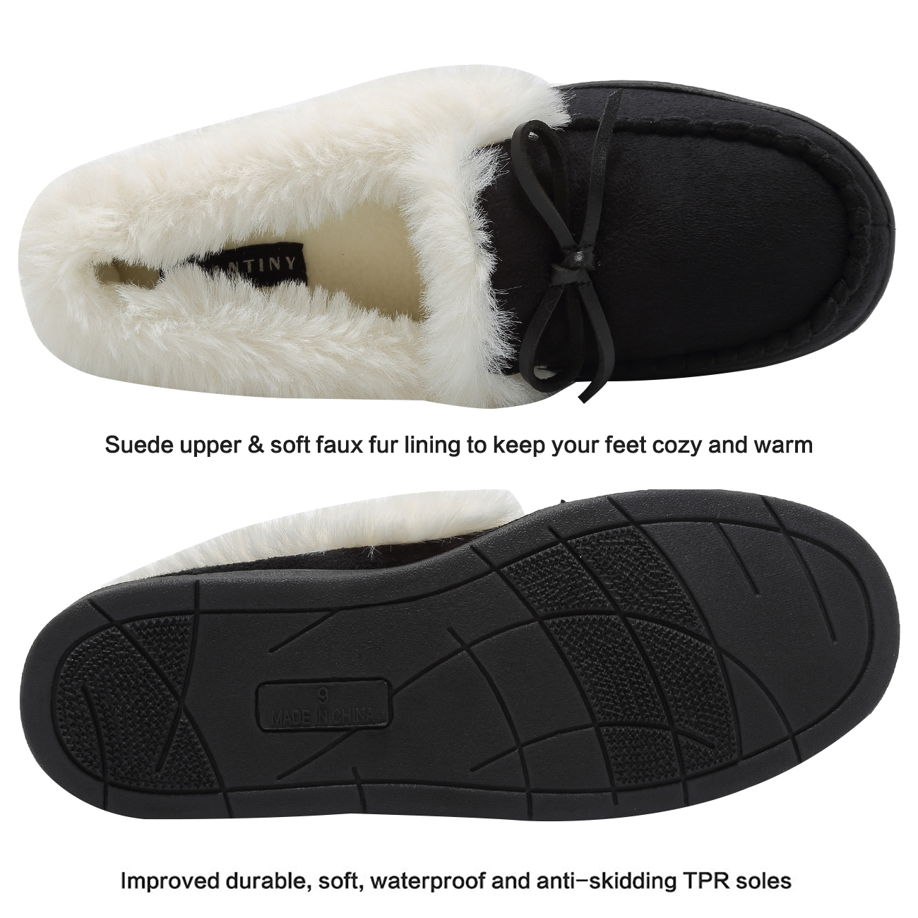womens house shoes moccasins