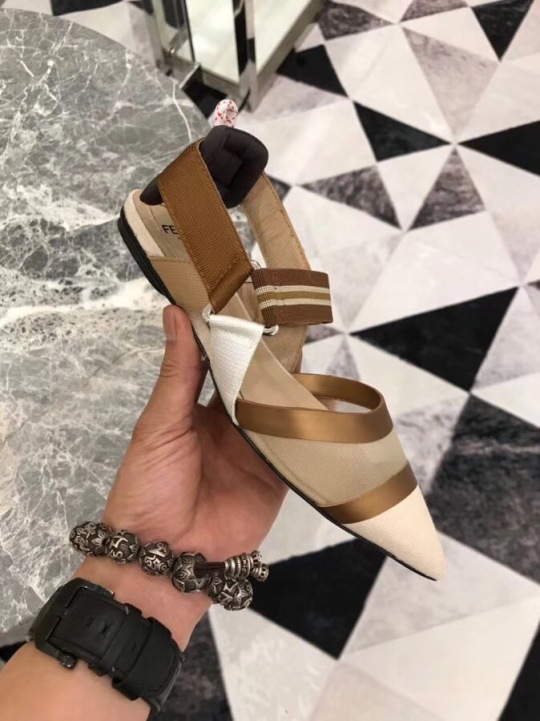 fendi slingback flats