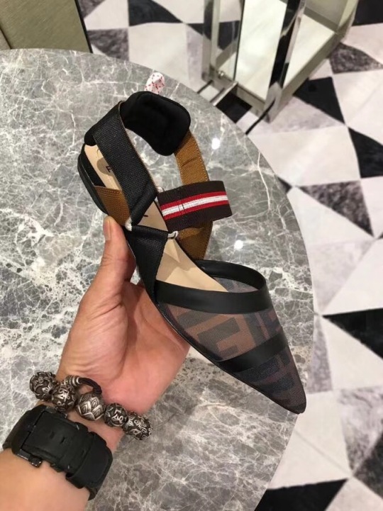 fendi slingback flats