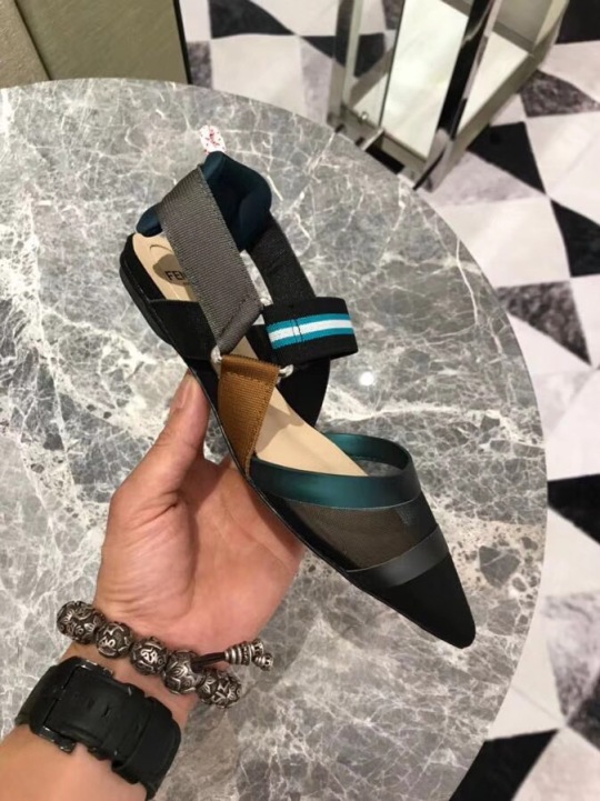 fendi slingback flats