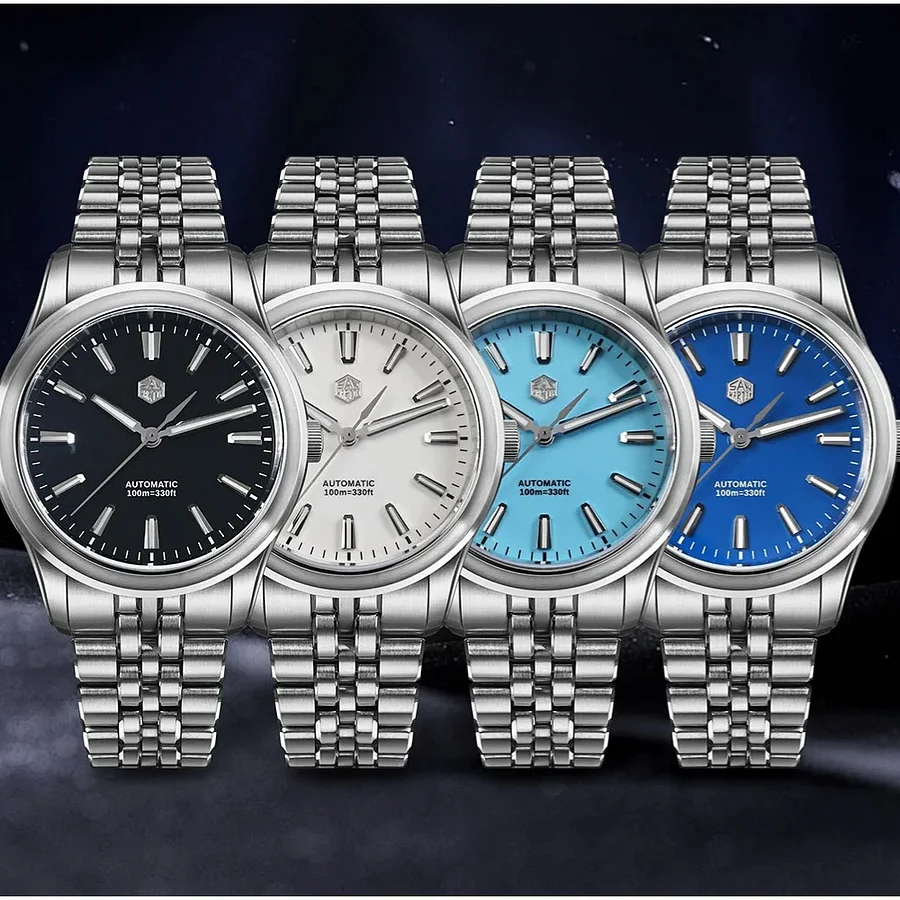 San Martin Newest 39mm Enamel Mens Watches SN0144-CG-7 Available