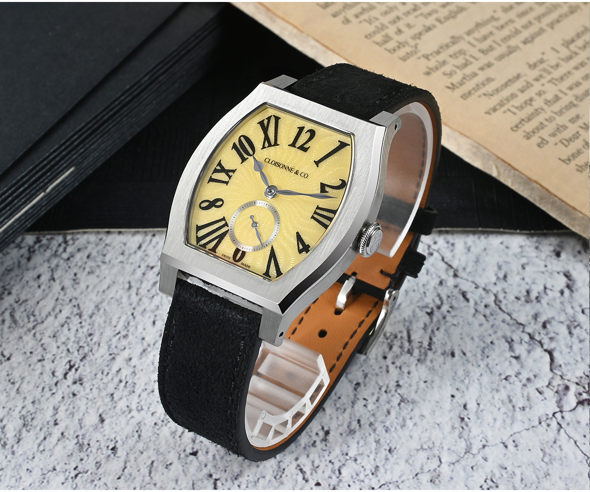 San Martin new limited edition ETA7001 Barrel Shaped Mechanical