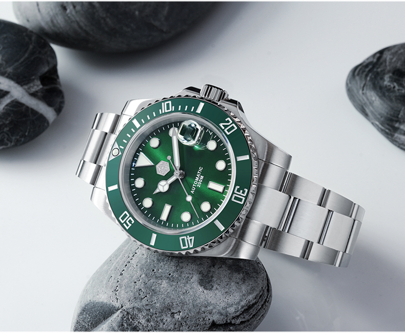 San Martin Diver submariner Luxury Sapphire Crystal Men Automatic