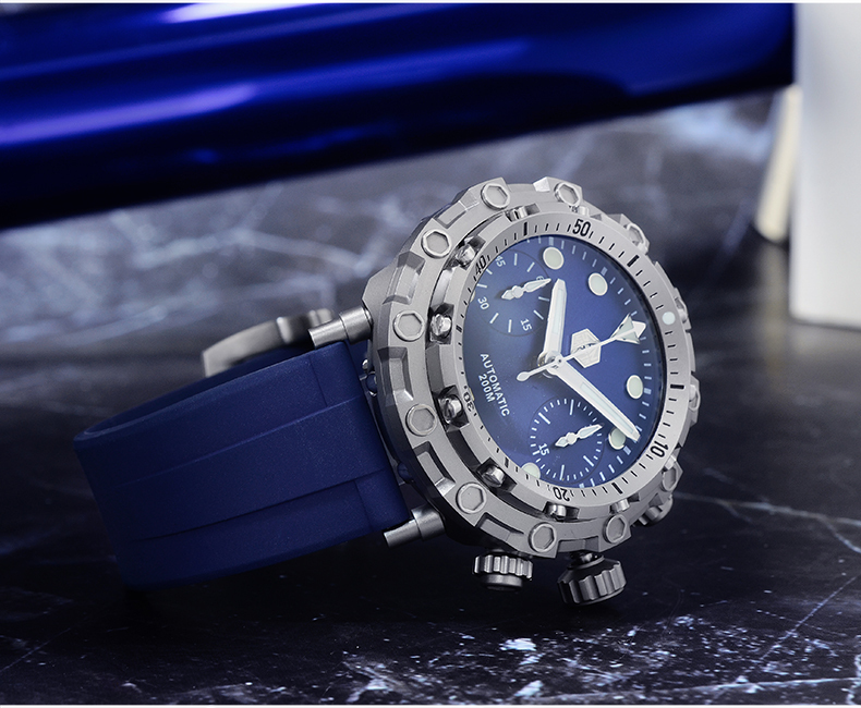 San Martin Swiss ETA 7753 Chronograph Titanium Grade 5 Limited