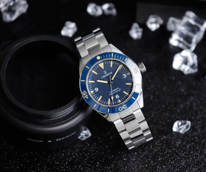 Cronos Sea Master Diver Men Watch Sandwich Dial Automatic NH35