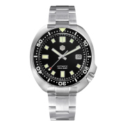 San Martin Luxury Men Watch 44mm New Turtle Diving NH35 Automatic Mechanical Watch SN047-G