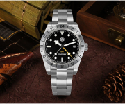 San Martin NH34 39mm BB GMT Luxury BGW9 Men's Watches Business Dress Watch SN0054-G-B1