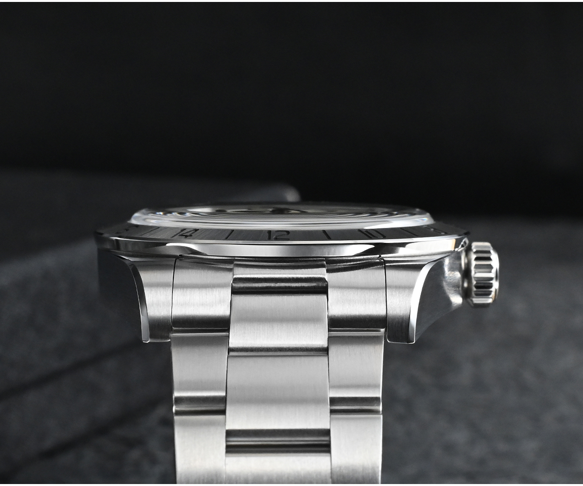 San Martin NH34 39mm BB GMT Luxury BGW9 Men's Watches Business Dress Watch SN0054-G-B1