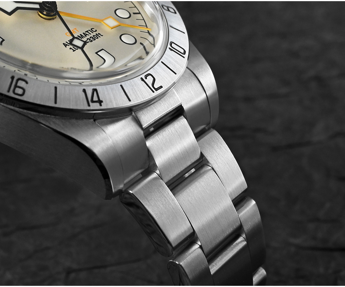 San Martin NH34 39mm BB GMT Luxury BGW9 Men's Watches Business Dress Watch SN0054-G-B1