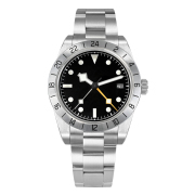 San Martin NH34 39mm BB GMT Luxury BGW9 Men's Watches Business Dress Watch SN0054-G-B1
