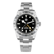 San Martin NH34 39mm BB GMT Luxury BGW9 Men's Watches Business Dress Watch SN0054-G-B1