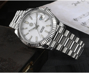 EU San Martin Business Luxury San Martin Men Watch Retro Date Just V2 MOP Dial 10Bar SN059-G V2