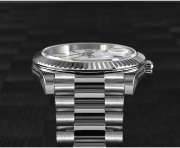 EU San Martin Business Luxury San Martin Men Watch Retro Date Just V2 MOP Dial 10Bar SN059-G V2