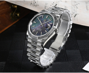 EU San Martin Business Luxury San Martin Men Watch Retro Date Just V2 MOP Dial 10Bar SN059-G V2