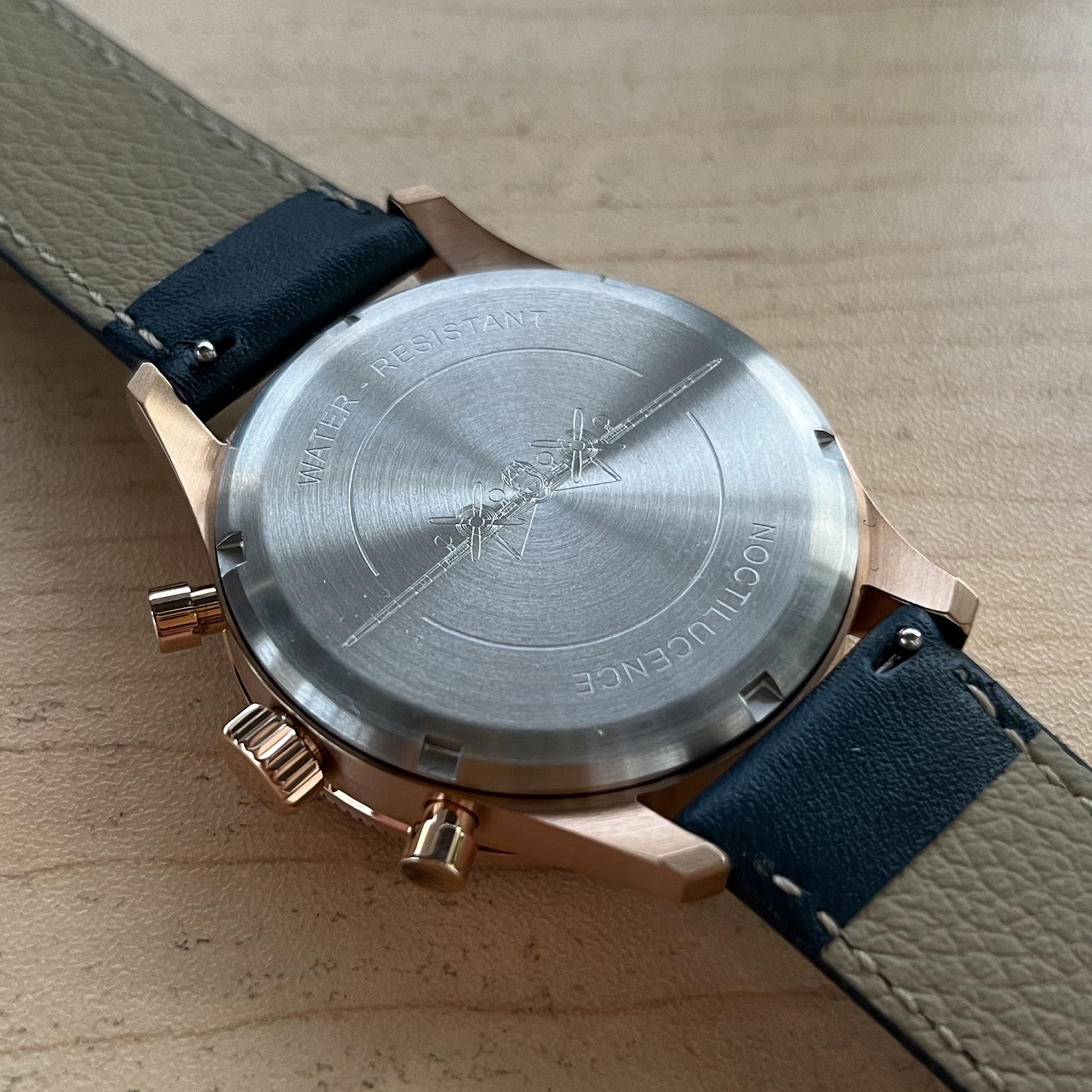 Hruodland Chronograph Bronze watch F-019