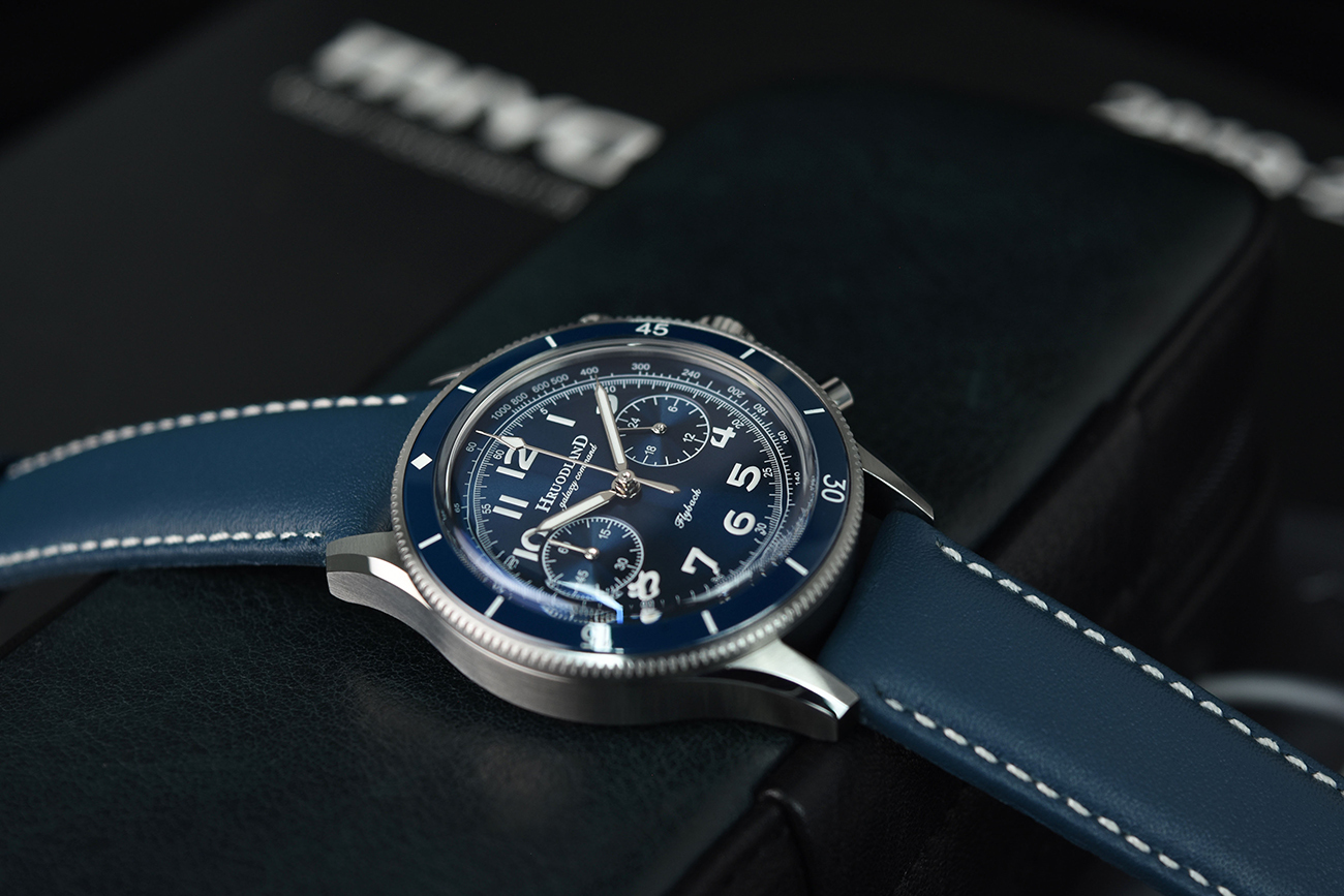Hruodland Chronograph Stainless Steel Mechanical watch F-019