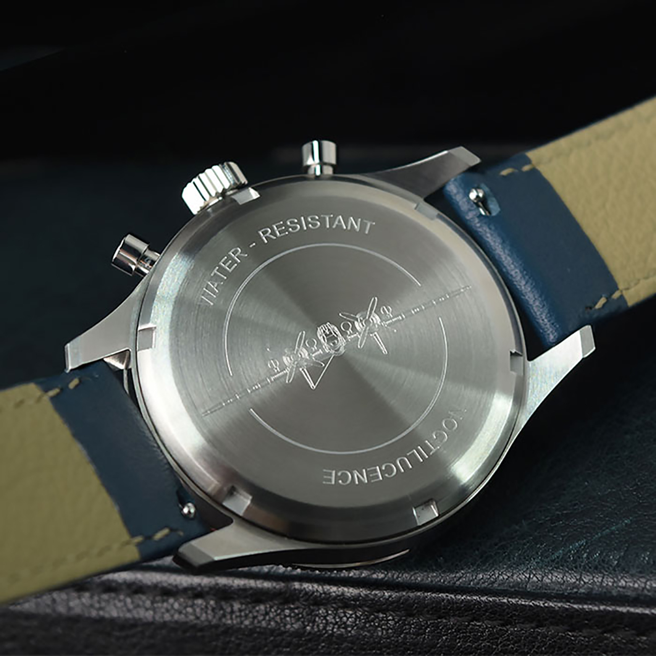 Hruodland Chronograph Stainless Steel Mechanical watch F-019