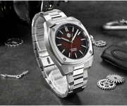 San Martin Original Design 39.5mm Square Case Gradient Checkered Dial Men Luxury Sport Watch SN0026-G-B1 san martin watches,dive watches