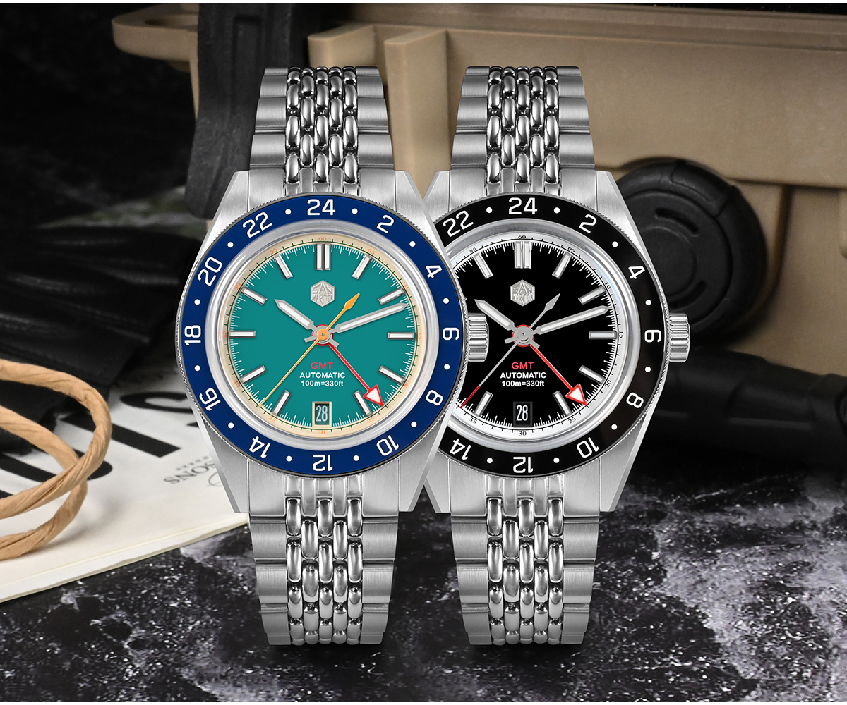 San Martin New Original Design Bidirectional Bezel Fly Adjustable