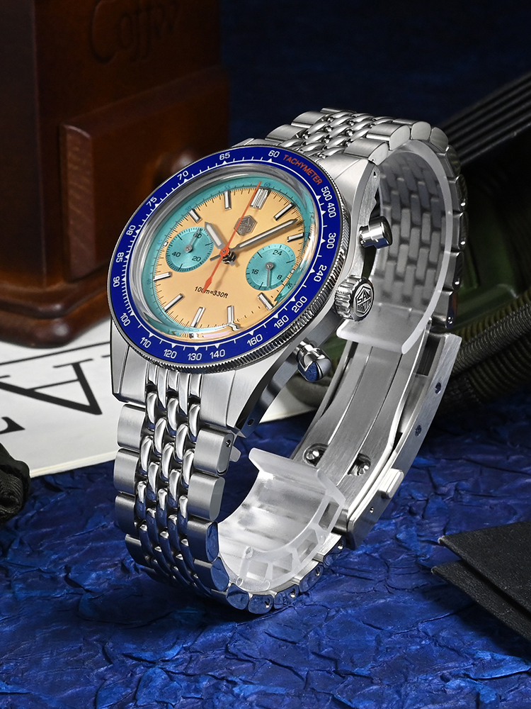San Martin Limited Edition 39.5mm Full Luminous NH34 GMT Original