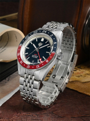*Flash Sale* San Martin New 39.5mm NH34 GMT Men Watch Bidirectional Aluminum Bezel Luxury Automatic Mechanical Watch SN0116-G V4 GMT San Martin Limited Edition 39.5mm Full Luminous NH34 GMT Original Design Watches SN0116-G3 san martin watches,NH34 movement watch,San Martin SN0109-G-GMT,dive watches