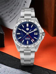 EU San Martin 39mm Aventurine Gemstone Dial Luxury Men's Watch NH34 GMT Automatic Watch SN0129-G-B GMT San Martin 39mm Aventurine Gemstone Dial Luxury Men's Watch NH34 GMT Automatic Watch SN0129-G-B GMT san martin watches,NH34 movement watch,San Martin SN0109-G-GMT,dive watches