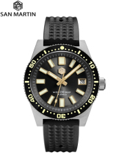 San Martin 40mm 62mas V3 Diver Watch For Men Kanagawa Surfing Dial 200m waterproof watch SN0007-G-V3