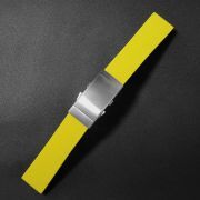 San Martin Watch Bands Rubber Straps 20mm 22mm With Folding Clasp