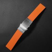San Martin Watch Bands Rubber Straps 20mm 22mm With Folding Clasp