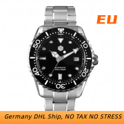 EU San Martin New 44mm Luxury Men's Diving Watch Classic Sapphire BGW-X1 20Bar Reloj SN0009