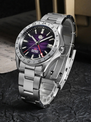 "Winter Sale* San Martin Original Design New 39mm Luxury Men's Business Dress NH34 GMT Watch SN0129-G GMT San Martin New 40mm BB Diver Watch Classic Mens Watches NH35 Automatic Mechanical Sapphire Wine Red Ceramic Bezel Waterproof watch san martin watches,NH34 movement watch,San Martin SN0109-G-GMT,dive watches