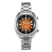 San Martin 2025 Grained Dial 42mm YN55 Automatic Mechanical Men Diver Watch Internal Bidirectional Rotating Bezel 20 Bar SN0066 San Martin New Original Design Bidirectional Bezel Fly Adjustable Clasp NH34 GMT Watch SN0116-G san martin watches,NH34 movement watch,San Martin SN0109-G-GMT,dive watches