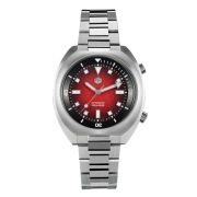 San Martin 2025 Grained Dial 42mm YN55 Automatic Mechanical Men Diver Watch Internal Bidirectional Rotating Bezel 20 Bar SN0066 San Martin New Original Design Bidirectional Bezel Fly Adjustable Clasp NH34 GMT Watch SN0116-G san martin watches,NH34 movement watch,San Martin SN0109-G-GMT,dive watches