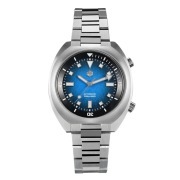 San Martin 2025 Grained Dial 42mm YN55 Automatic Mechanical Men Diver Watch Internal Bidirectional Rotating Bezel 20 Bar SN0066 San Martin New Original Design Bidirectional Bezel Fly Adjustable Clasp NH34 GMT Watch SN0116-G san martin watches,NH34 movement watch,San Martin SN0109-G-GMT,dive watches