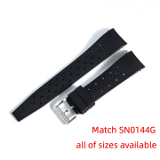 San Martin Watch Band FKM Strap 19mm 20mm 21mm Curved End Match SN0144 San Martin Watch Band FKM Strap 19mm 20mm 21mm Curved End Match SN0144